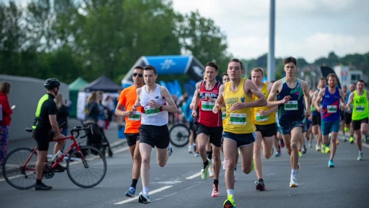 Runners at the Darlington Half Marathon